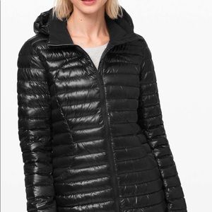 Lululemon: Black *shine Pack It Down Coat.                        Worn Once